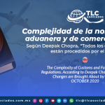 T141 – Complejidad de la normatividad aduanera y de comercio exterior