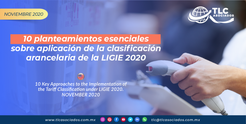 10 planteamientos esenciales sobre aplicación de la clasificación arancelaria de la LIGIE 2020/ 10 Key Approaches to the Implementation of the Tariff Classification under LIGIE 2020