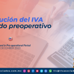 Devolución del IVA en periodo pre-operativo/ VAT Refund in Pre-operational Period