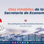 Días inhábiles de la Secretaría de Economía