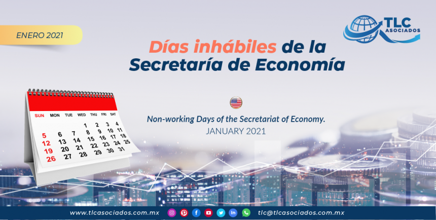 Días inhábiles de la Secretaría de Economía