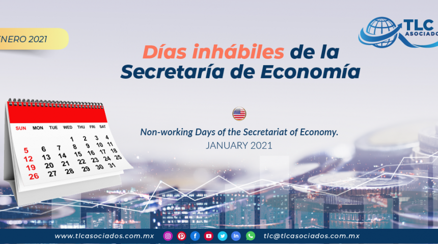 Días inhábiles de la Secretaría de Economía