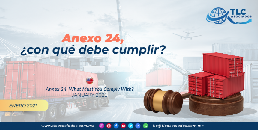 Anexo 24, ¿con qué debe cumplir?/ Annex 24, What Must You