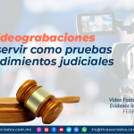 Las videograbaciones pueden servir como pruebas en procedimientos judiciales