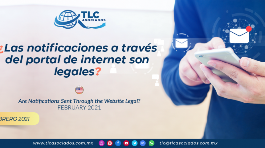 ¿Las notificaciones a través del portal de internet son legales?