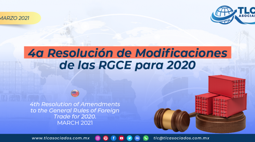 4a Resolución de Modificaciones de las RGCE para 2020