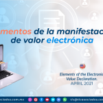 Elementos de la manifestación de valor electrónica