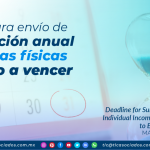 Plazo para envío de declaración anual personas físicas próximo a vencer