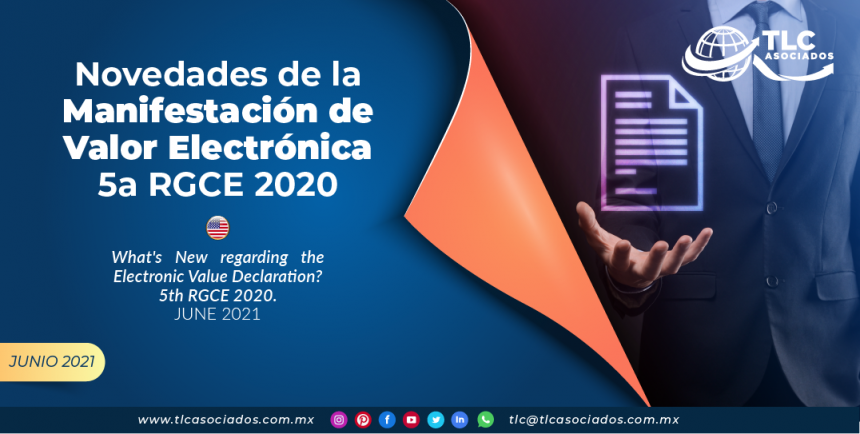 Novedades de la Manifestación de Valor Electrónica