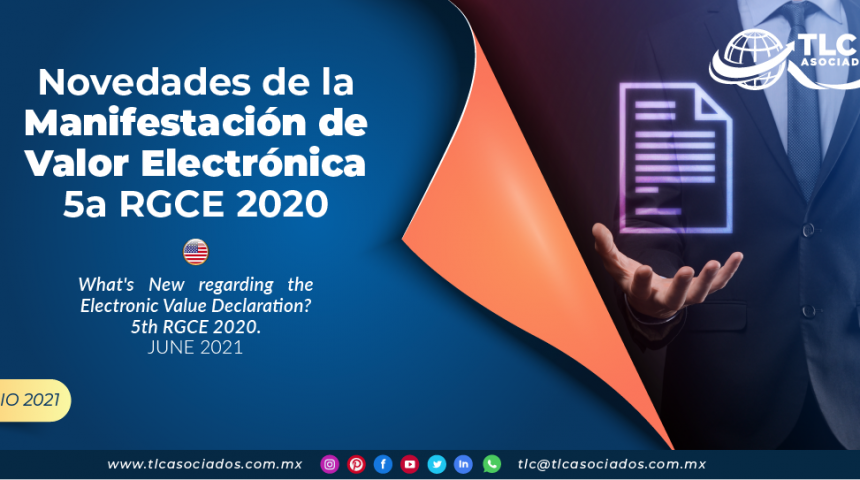 Novedades de la Manifestación de Valor Electrónica