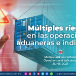 Múltiples riesgos en las operaciones aduaneras e indicadores