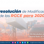5a. Resolución de Modificaciones de las RGCE para 2020