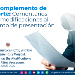CFDI y complemento de Carta Porte: comentarios sobre las modificaciones al procedimiento de presentación