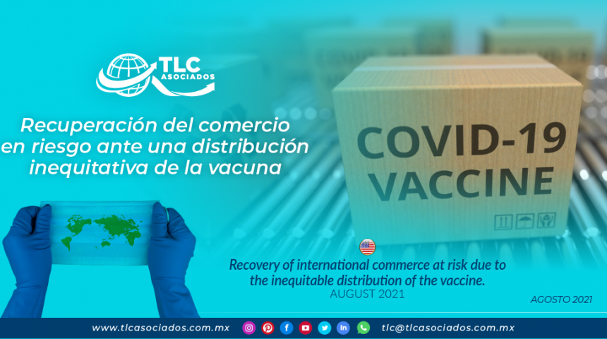 Recuperación del comercio en riesgo ante una distribución inequitativa de la vacuna