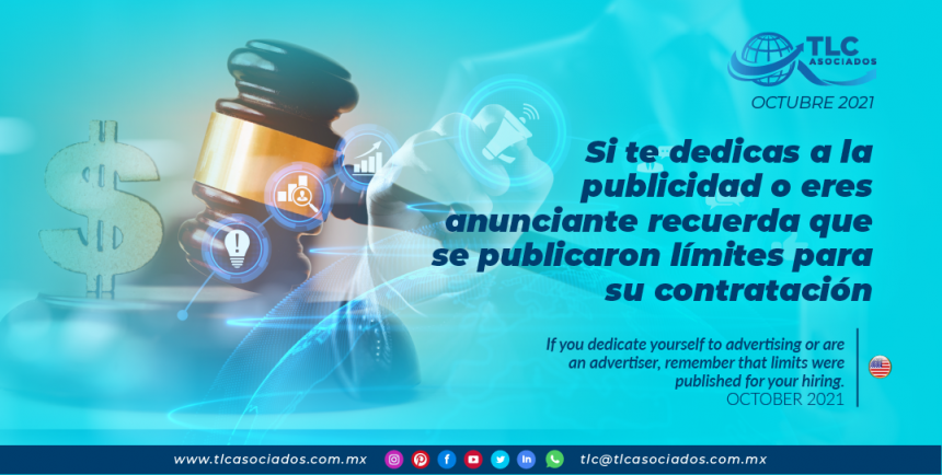 Si te dedicas a la publicidad o eres anunciante recuerda que se publicaron límites para su contratación