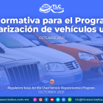 Base normativa para el Programa de Regularización de vehículos usados