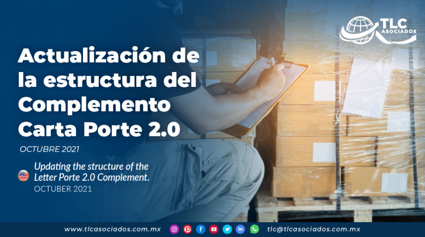 Actualización de la estructura del Complemento Carta Porte 2.0
