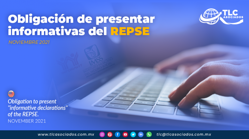 Obligación de presentar informativas del REPSE