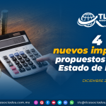 Cuatro nuevos impuestos propuestos para el Estado de México