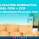 Actualización Normativa del CFDI + CCP – Resolución Miscelánea Fiscal para 2022