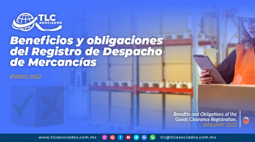 Beneficios y obligaciones del Registro de Despacho de Mercancías