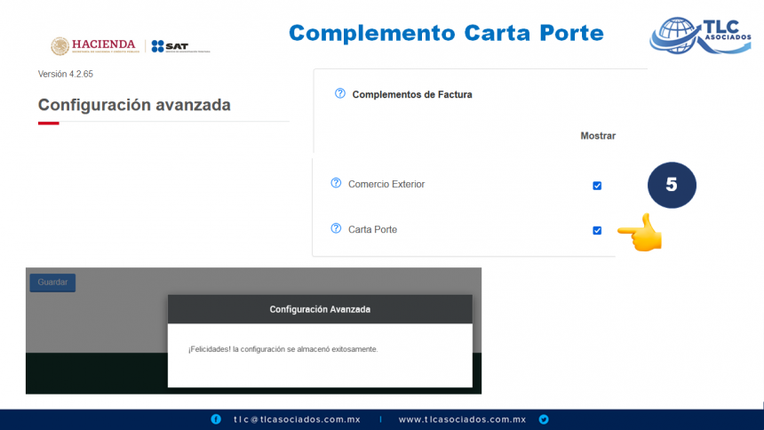 PASOS PARA HABILITAR EL COMPLEMENTO CARTA PORTE EN PORTAL DEL SAT – TLC ...