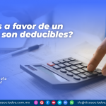 ¿Gastos a favor de un tercero son deducibles?