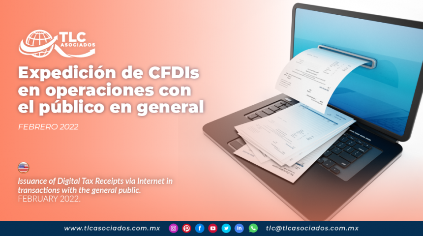 Expedición de CFDIs en operaciones con el público en general