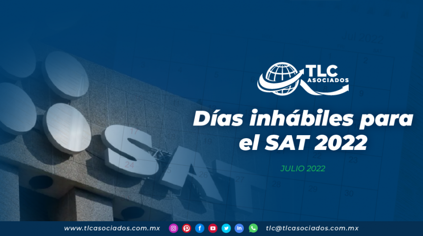 Días inhábiles para el SAT 2022