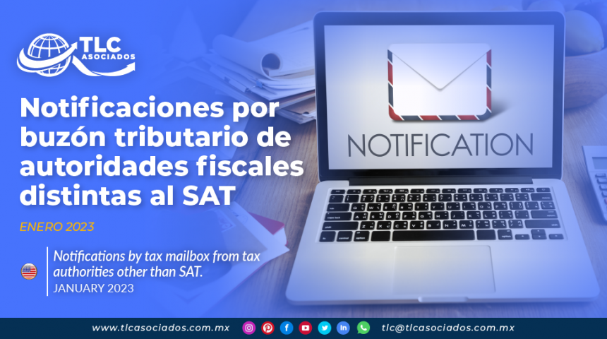 Notificaciones por buzón tributario de autoridades fiscales distintas al SAT