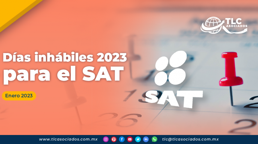 Días inhábiles 2023 para el SAT
