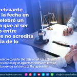 TFJA: Es irrelevante considerar la fecha en la que se celebró un contrato ya que al ser un acuerdo entre particulares no acredita la existencia de lo pactado
