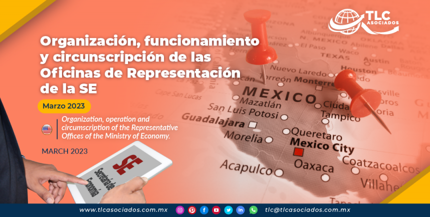Organización, funcionamiento y circunscripción de las Oficinas de Representación de la SE