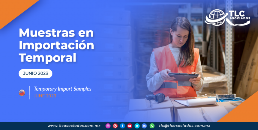 Importación de muestras o muestrarios de manera temporal