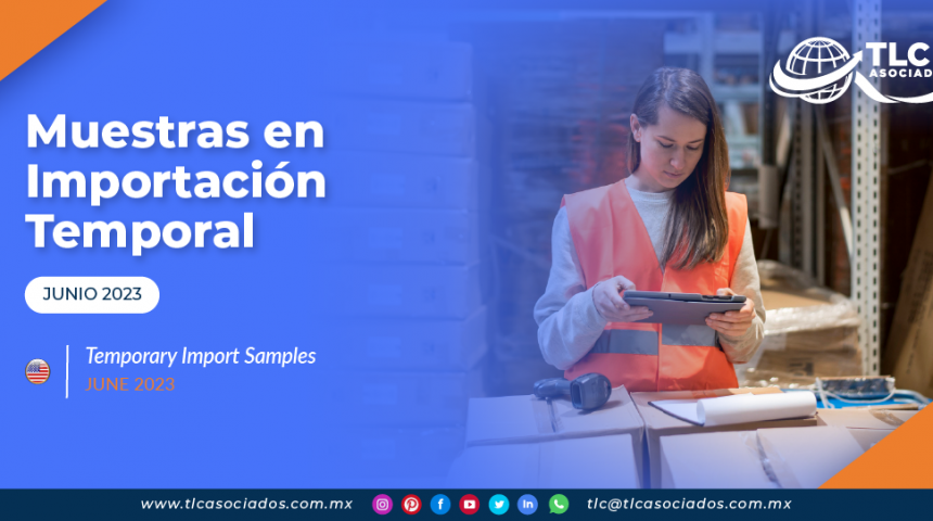 Importación de muestras o muestrarios de manera temporal