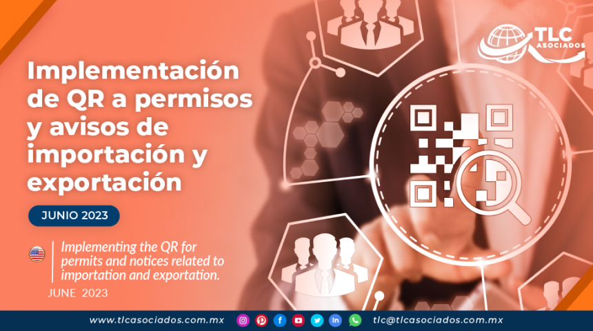 Implementación de QR a permisos y avisos de importación y exportación