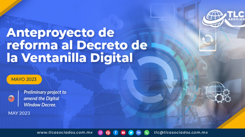 Anteproyecto de reforma al Decreto de la Ventanilla Digital