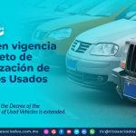 Extienden vigencia del Decreto de Regularización de Vehículos Usados