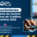 Mantenimiento del Sistema de Control de Cuentas de Créditos y Garantías 2023