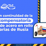 Establecen continuidad de la cuota compensatoria de placa de acero en rollo originarias de Rusia