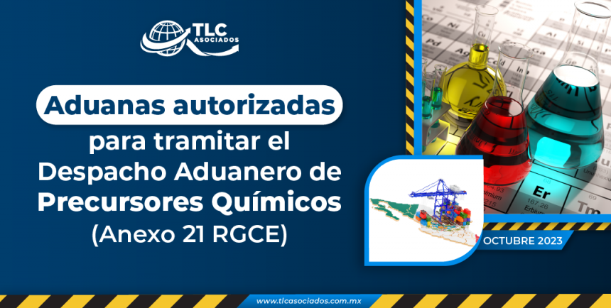 Aduanas autorizadas para tramitar el Despacho Aduanero de Precursores Químicos (Anexo 21 RGCE)