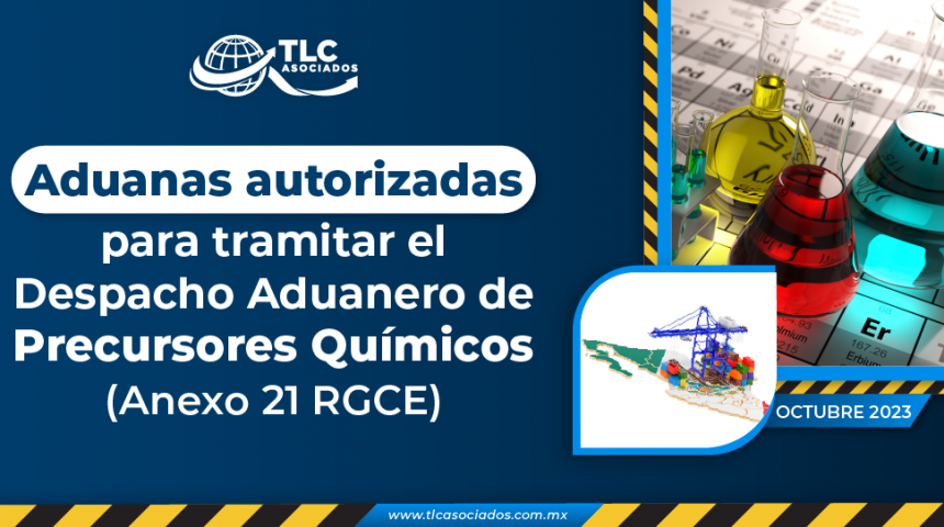 Aduanas autorizadas para tramitar el Despacho Aduanero de Precursores Químicos (Anexo 21 RGCE)