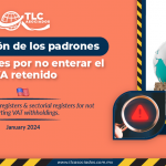 Suspensión de los padrones y sectoriales por no enterar el IVA retenido