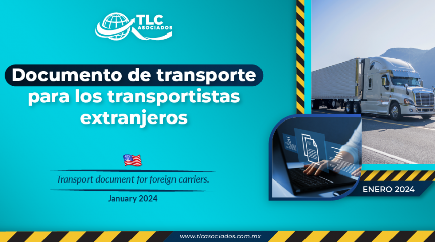 Documento de transporte para los transportistas extranjeros
