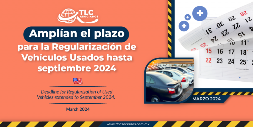 Amplían el plazo para la Regularización de Vehículos Usados hasta septiembre 2024