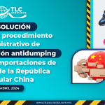 Oficio del procedimiento administrativo de investigación antidumping sobre las importaciones de calzado de la República Popular China
