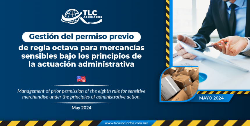 Gestión del permiso previo de regla octava para mercancías sensibles bajo los principios de la actuación administrativa