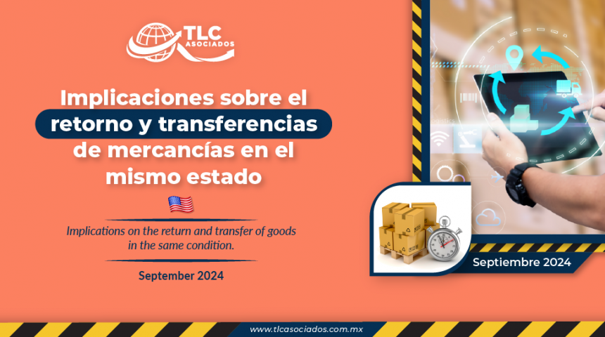 Implicaciones sobre el retorno y transferencias de mercancías en el mismo estado