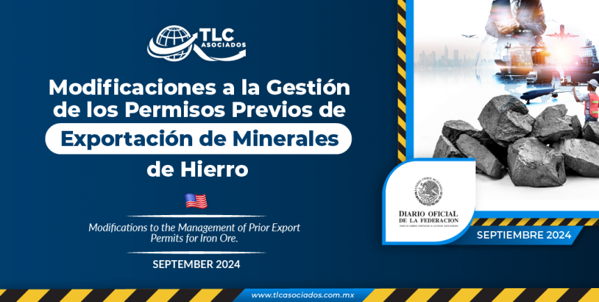Modificaciones a la Gestión de los Permisos Previos de Exportación de Minerales de Hierro