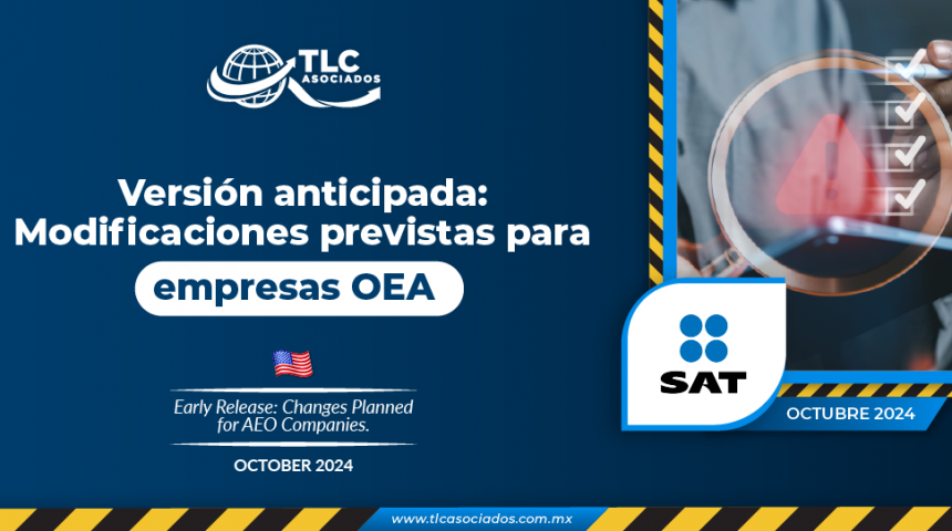 Versión anticipada: Modificaciones previstas para empresas OEA